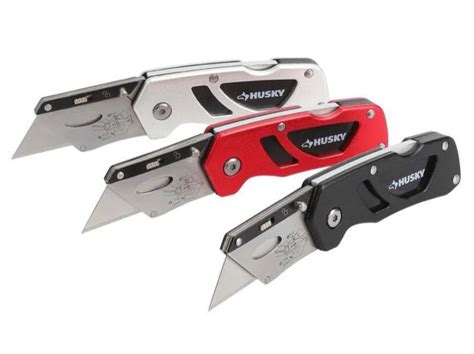 Husky Utility Knife Multi Color 5pk Set Pro Tool Reviews