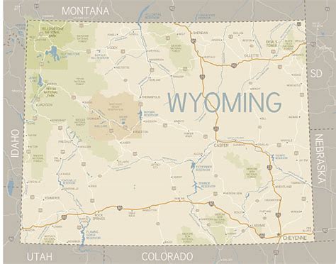 Wyoming Illustrations Royalty Free Vector Graphics And Clip Art Istock