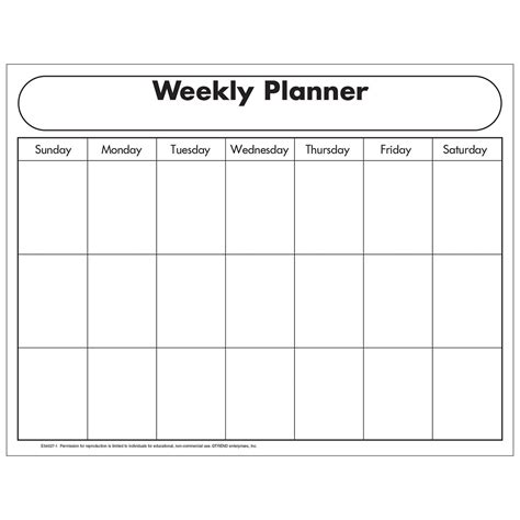 Blank Weekly Planner Free Printable Weekly Planner Free Weekly