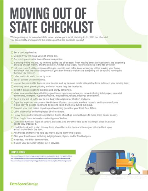 Moving Out Of State Checklist Your Guide To A Cross Country Move