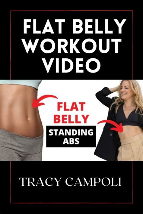 Minute Standing Abs Workout No Equipment Tracy Campoli Standing Abs Standing Ab