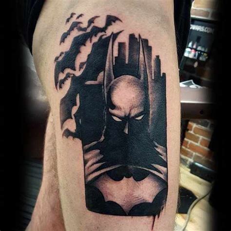 Batman is a popular character of the dc universe comics and is the alter ego of billionaire bruce wayne, who lives in the city of gotham. 101 Batman & Joker tattoo designs for men - (incl, legs, backs, sleeves, etc) | Outsons | Men's ...