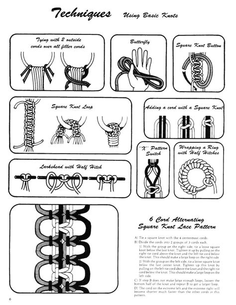 Vintage Macrame Pattern PDF Macrame Elegance VII 7 1970s Etsy