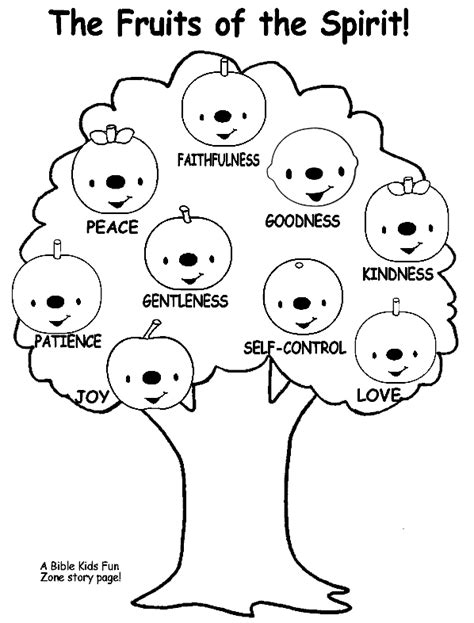 This printable is 100% free for church, home, or school. fruit of the spirit tree | Bible Stories & crafts ...