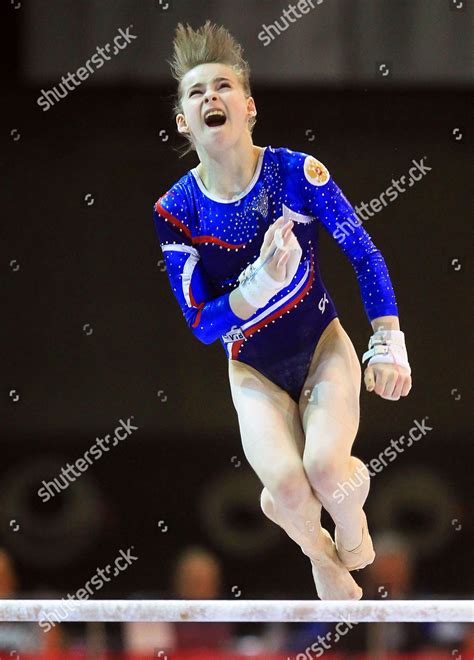 Russias Anastasia Grishina Competes On Uneven Editorial Stock Photo