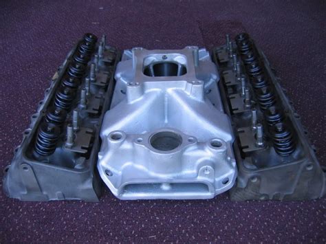 Sbc 292 Turbo Heads Made 450 Hp Bowtie Victor Jnr Manifold