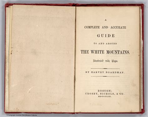 Title Page To A Complete And Accurate Guide To And Around The White