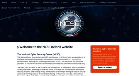 Ie Ncsc National Cyber Security Ncsc Gov