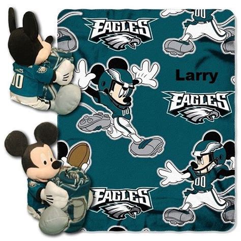 Disney Mickey Mouse NFL Philadelphia EAGLES Fleece by CACBaskets