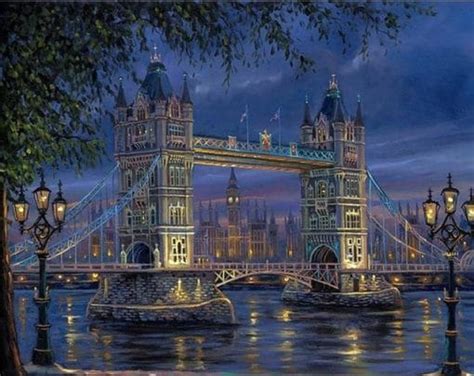 Tower Bridge London Paint By Number Paint By Numbers Uk
