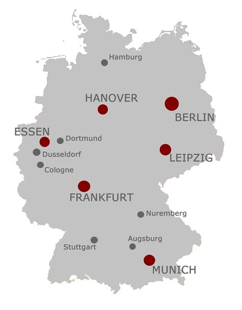 Geographical Map Of Germany