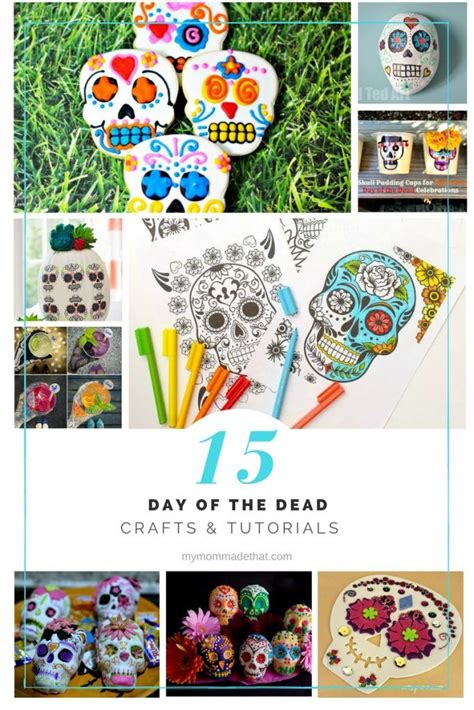 15+ Day of the Dead Crafts and Tutorials | Crafts, Themed crafts, Diy