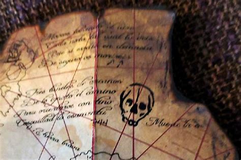 Goonies One Eyed Willies Accurately Folding Pirates Treasure Map