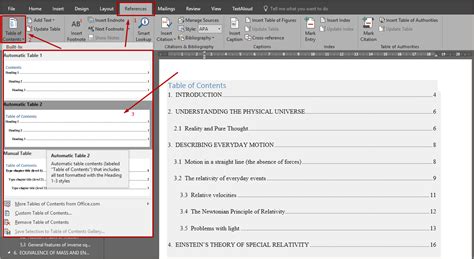 How To Add A Clickable Table Of Contents In Word Amelaex