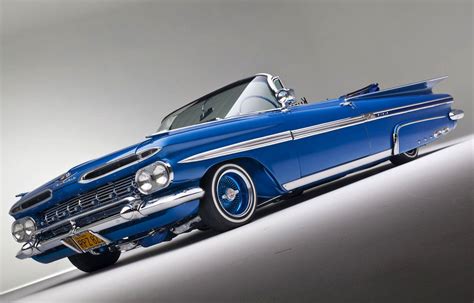 Convertabile Cadillac Baby Blue Blue 1959 Chevy Impala Drop Top