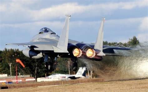 Free Widescreen Wallpapers F 15c Eagle Full Afterburner Takeoff 1680 X