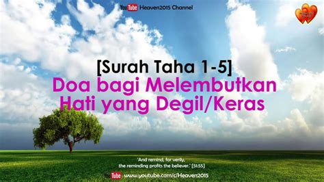Read and learn surah taha 20:1 to get allah's blessings. Tiup Ubun Ubun Anak Melembutkan Hati yang Keras Degil ...