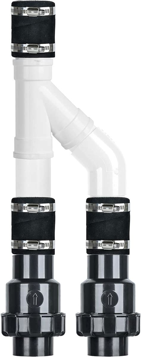 Briidea Dual Pump Install Kit Pvc Wye With Integrated Quiet Sump Pump