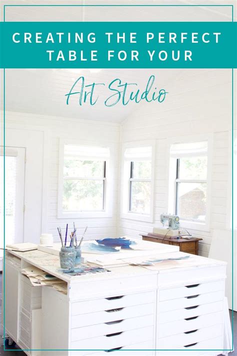 Creating A Custom Art Studio Table — Deeann Rieves