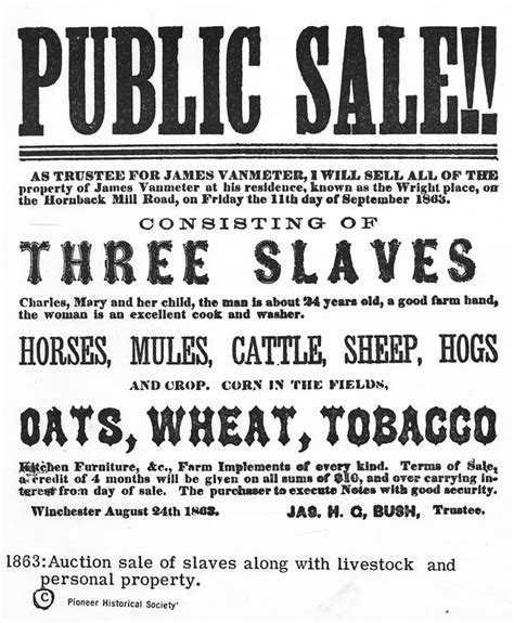 notice of slave sale public sale consisting of three slaves nypl digital collections