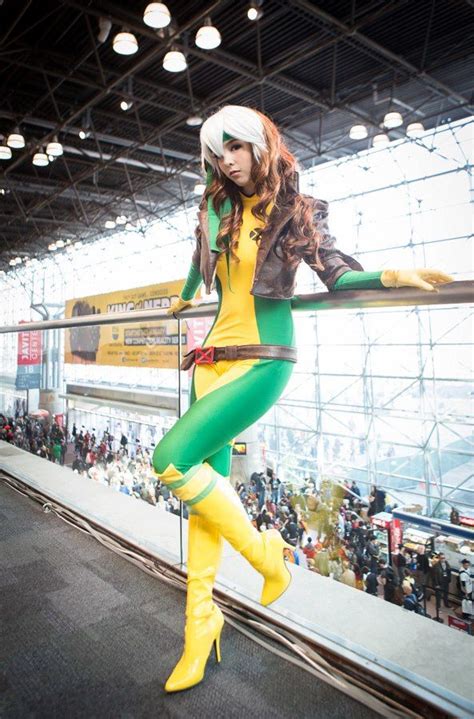 Monika Lee As Rogue From X Men Rogue Cosplay Epic Cosplay Marvel