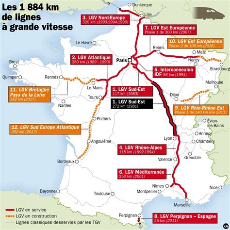 Map Of France Rail System Map Of England Shires