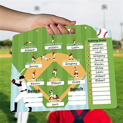 Large Magnetic Baseball Lineup Board Update Daily Deals Around 5 Am