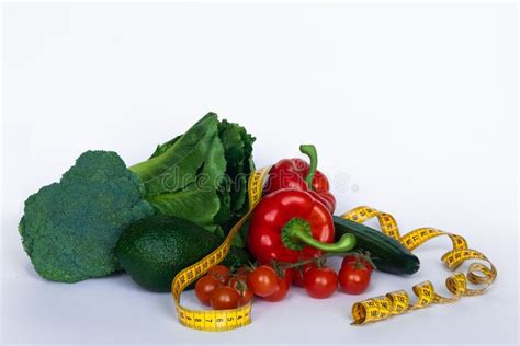 Fitness And Healthy Food Diet Concept Balanced Diet With Vegetables