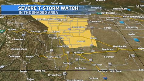 Calgary And Area No Longer Under A Severe Thunderstorm Watch Ctv News