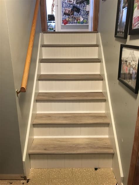 Long do you want to install laminate flooring on your stairs. Luxury Vinyl Plank by Armstrong. We did our main floor ...
