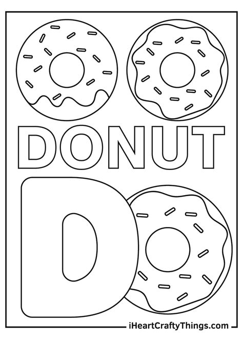 Letter D Coloring Pages Updated 2021