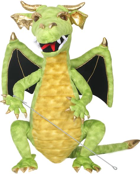 Toys And Ts Puppets Green Dragon Puppet