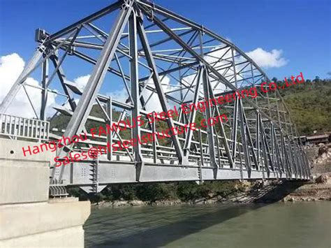 Single Lane Prefabricated Single Span Truss Bridge High Strength Q345b