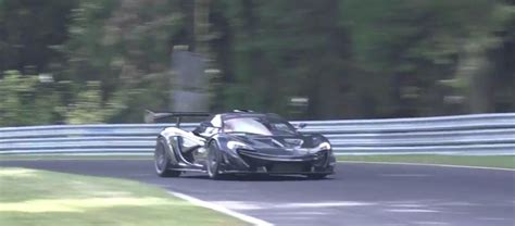 Mclaren P1 Lm Laps Nurburgring With Flying Sparks Aiming For The
