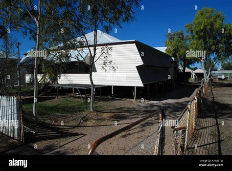 Historic Old House Winton Outback Queensland Australia Stock Photo