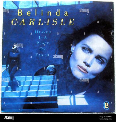1987 belinda carlisle heaven is a place on earth 7 inch 45 rpm single record vinyl 1980s stock