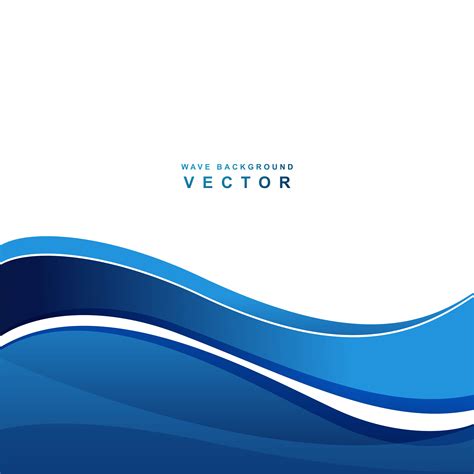 Modern blue flow wave illustration 680270 - Download Free Vectors ...