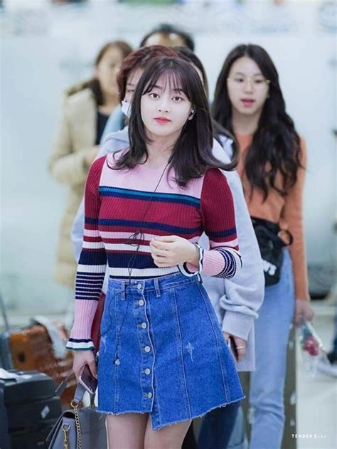 Twice Jihyo Airport Fashion Official Korean Fashion