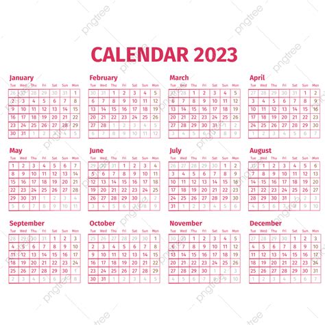 Fuchsia Simple Calendar 2023 Calendar 2023 Calendar 2023 Calendar