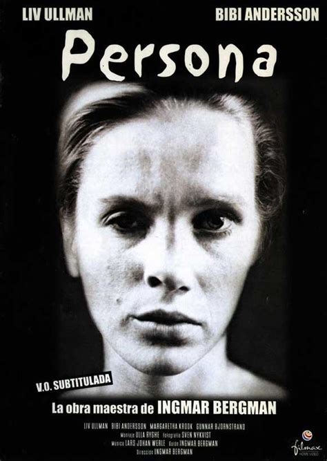 Persona Ingmar Bergmans Masterpiece Starring Liv Ullmann And