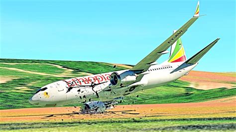 😱b737 Max How The Accident Happened Ethiopian Airlines Flight 302 Detailed Animation Youtube