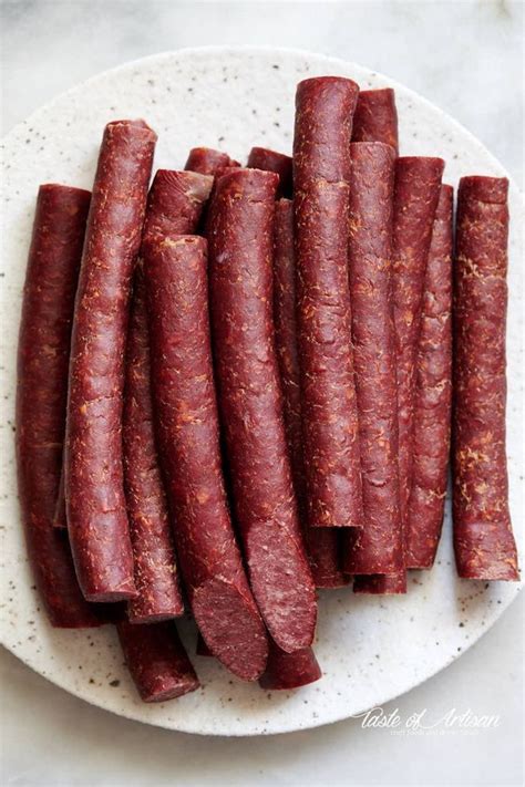 Homemade Smoked Beef Sticks The Best Low Carb Snack Very Tasty