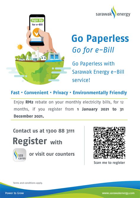 Go Paperless Campaign E Bill Sarawak Energy