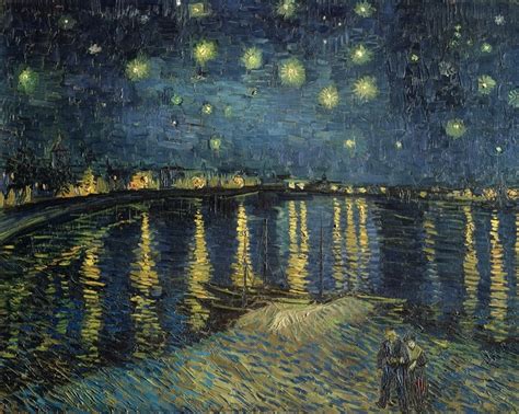 La Nuit Étoilée Sur Le Rhône 1988 Vincent Van Gogh Starry Night
