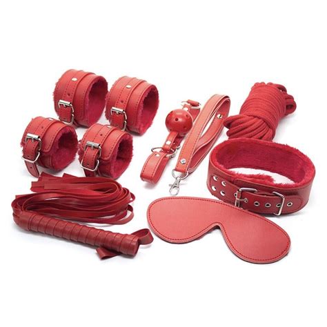 bdsm bondage beginners restraint kit hand cuffs collars blindfold rope mouth gag ebay