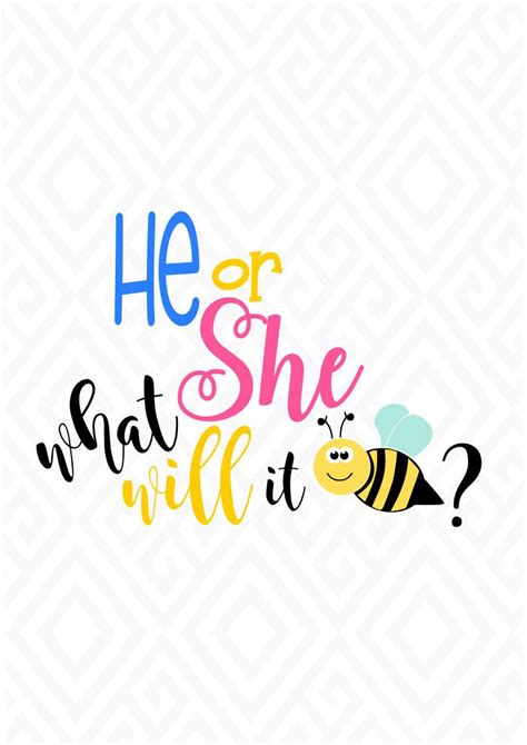 Download Gender Reveal SVG DXF AI Eps Png Jpeg and Pdf Digital ...
