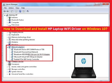 Controlador Wi Fi Para Portátiles Hp Con Windows 10 Descargar E