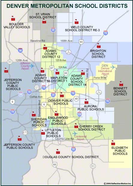 Denver Area School District Map Aurlie Philippa