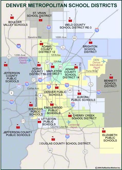 Denver Metropolitan School District Map