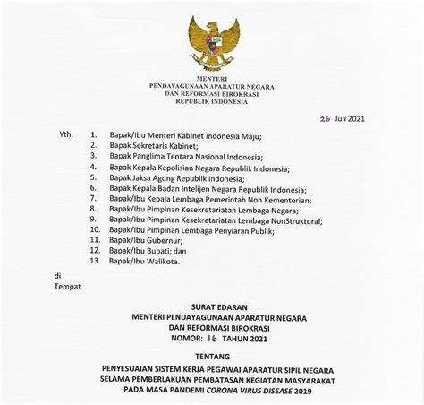 Kementerian Pendayagunaan Aparatur Negara Dan Reformasi Birokrasi